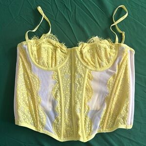 Yellow corset